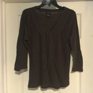 Calvin Klein Jeans Brown Knit Top